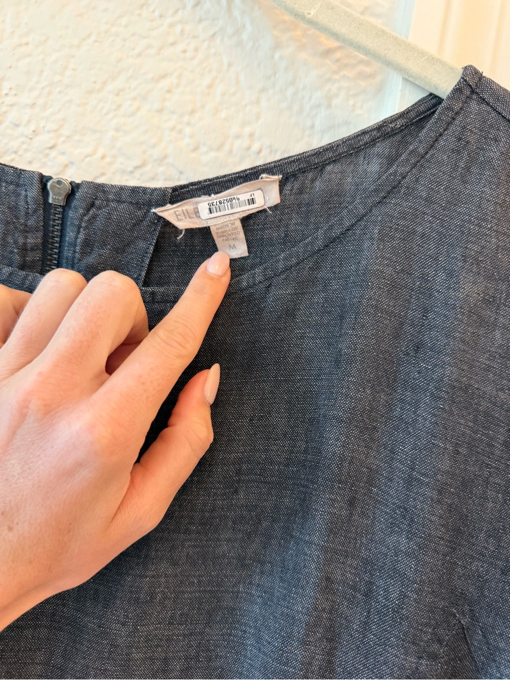 Eileen Fisher Denim Hue Shift Dress - Picture 3 of 3